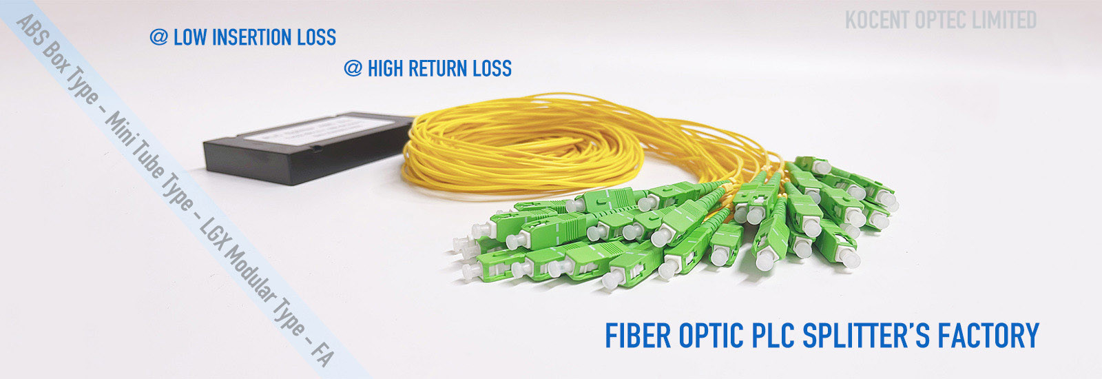 calidad De fibra óptica Splitter fábrica