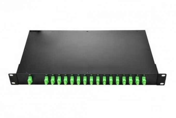 1×32 Fiber Optic PLC Splitter Patch Panel front view