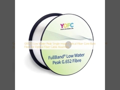 G652D Pico de agua baja Núcleo de fibra óptica de modo único Fibra desnuda para ensamblaje de cables de fibra óptica