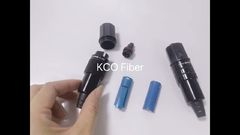 IP68 LC conector de fibra óptica resistente al agua compatible con conector de fibra de Samsung para FTTH al aire libre