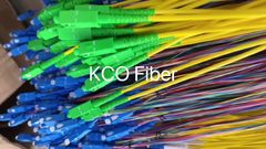 Latiguillo de fibra óptica / cable de conexión de fibra óptica (KCO Fiber) Telecom SC LC FC ST E2000 DIN MU MPO MTP