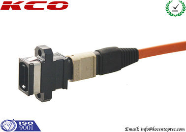 Plastic MPO Adapter and MPO Coupler with Up to Down Keyway and 0.3dB Low Insertion Loss