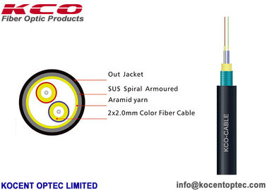 Tactical Armored Optical Fibre Cable FTTA 7.0mm G657A Field Army  TPU LSZH
