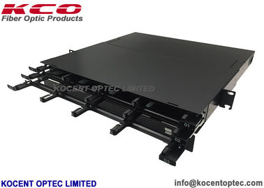 72 Cores 12 Port MPO Cassette MPO Patch Panel 1U Rack Mount for Data Center