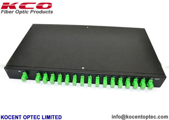 1.0m 1x16 SC/APC Fiber Optic Splitter with Low Insertion Loss and Telcordia GR-1209/1221 Qualified for 19'' Rack Mount