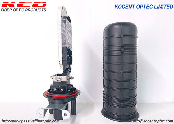 96 Cores 1 In 3 Out Heat-shrink Type Fiber Optic Splice Closure Dome Vertical Fiber Optic Joint Closure