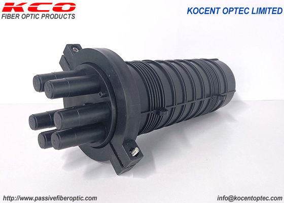 6 Port Vertical Buried Underground Fiber Optic Splice Closure 12-144 Fibers Dome Fiber Optic Joint Closure