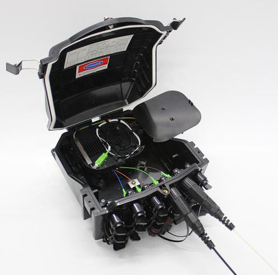 Outdoor FTTA FTTH Fiber Optic Terminal Box with 16 Ports IP65 Waterproof and 1x16 Splitter
