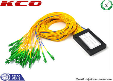 LC/APC Fiber Optic PLC Splitter 2x32 Single Mode G657A1 Planar Lightwave Circuit Splitter