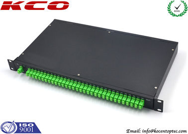 1 To 32 G657A1 Passive Splitter Single Mode Rack Mounted 1:32 PLC Splitter