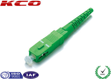 SM SC / APC Simplex Fiber Optic Connectors Housing Set 0.2dB Low Insertion Loss with RoHS