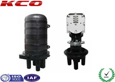 Tipo de cúpula vertical 12fo 24fo 48fo Mini tamaño caja de cierre de la unión de fibra óptica ABS Material para conductos subterráneos