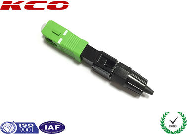 SC/APC Single Mode Fiber Optic Fast Connector for 0.9mm Indoor Cable Field Assembly Quick Connector