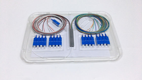 Mini Tipo 1x16 1:16 1*16 PLC Splitters ópticos SC UPC APC G657A Cables de fibra