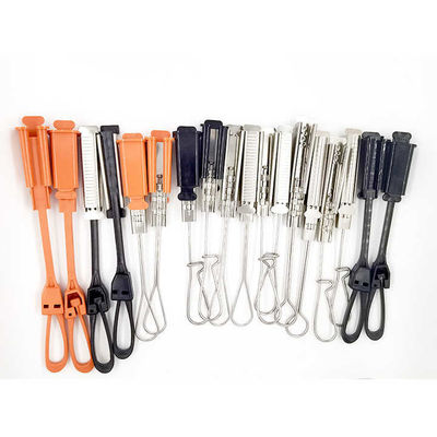 Outdoor High Strength FTTH Anchor Tension Clamp Suspension Clamp for ADSS Fiber Optic Drop Cable