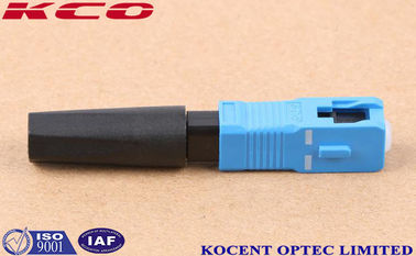 SC UPC Fast Connector for FTTH Applications with No Special Tool Reusable Design and Low Insertion Loss