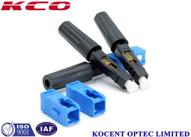 Solución FTTH Producto SC UPC APC Conector de ensamblaje de campo rápido 50 mm