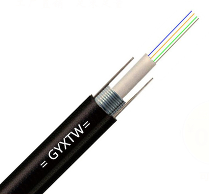 Multimodo OM2 50/125 2 4 6 8 12 núcleos GYXTW 7.0 mm tubo central suelto de fibra óptica exterior
