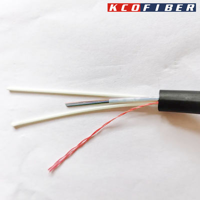 Cable de fibra óptica FTTH Mini ADSS, tramo de 80 m, SM, 8 fibras, 12 fibras, 24 fibras, ASU, para telecomunicaciones