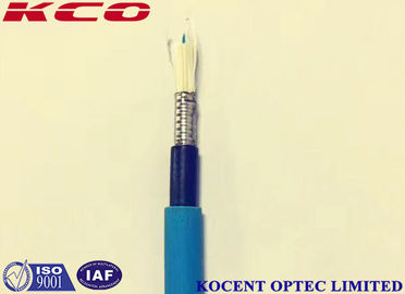 Cable de fibra óptica ignífugo, base floja trenzada hidrófuga del tubo 96