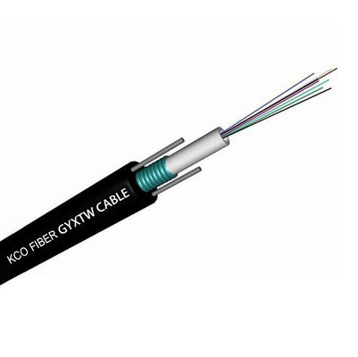  Central Loose Tube Armored GYXTW 6b1 SM Optic Fiber G652D Outdoor Cable