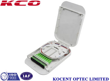 Material óptico KCO-FTB08C de la PC del ABS de la caja terminal SC/APC FTB de FTTH 8 de la fibra plástica del puerto
