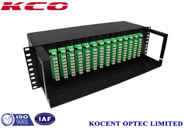 2x16 Fiber Optic Splitter PLC Splitter with 19'' Standard Rack Mountable Steel Tape/Aluminum Alloy Chassis