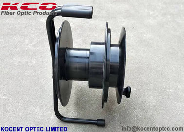 Fibra de la base 4 del carrete de cable del cordón de remiendo de la fibra óptica del campo del tambor del coche de Rooling 7.0m m TPU LSZH 2