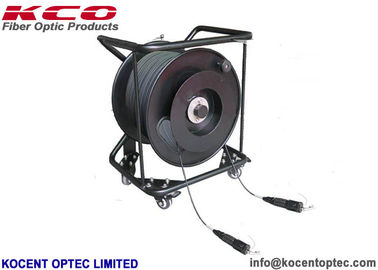 4 núcleos 6 núcleos LSZH TPU YZC Cables tácticos de parche de fibra óptica Modo único 1000m 4.8mm 7.0mm