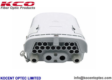 ABS+PC Fiber Optic Terminal Box with 16 Fibers Splice Capacity and Outdoor FTTH Distribution Box