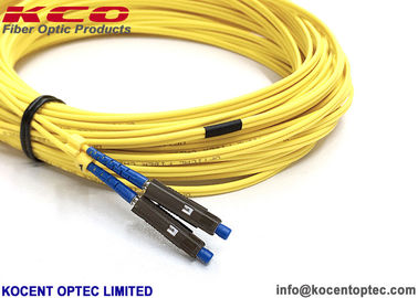 SM MM Fibra óptica de cola de cerdo Cable MU SC LC cordón de parche 2.0mm 1.8mm 1.6mm PVC LSZH cubierta