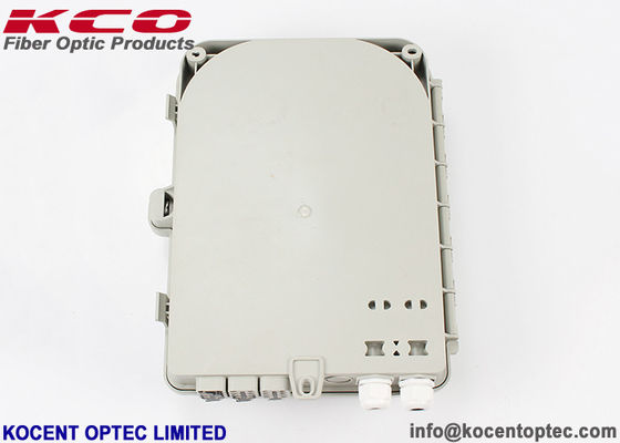 24 Port Fiber Optic Terminal Box with ABS+PC Material for Wall or Pole Mount Outdoor IP65 Enclosure