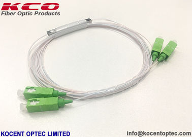 Mini conector del divisor SC/APC de la fibra óptica del PLC 2*2 para FTTH FTTA 0.9m m el 1.0m