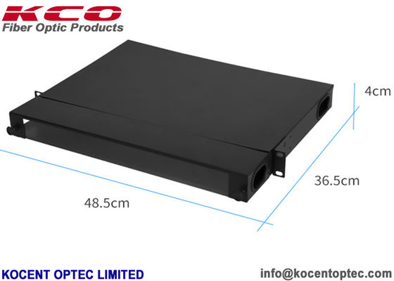 High Density 96 Core OM3 OM4 MPO MTP Patch Panel 19'' 1U Rack Mount MPO MTP Terminal Box