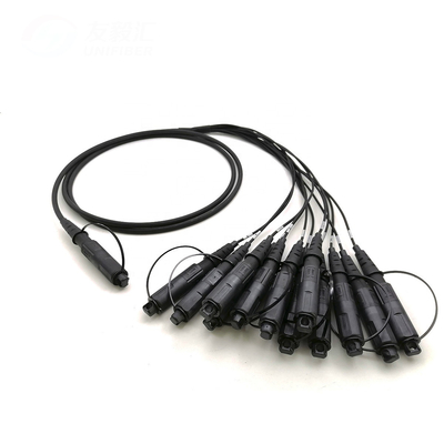 FTTA MPO MTP Outdoor Waterproof Fiber Optic Patch Cord MPO to SC Hardened