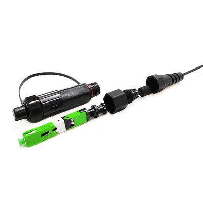 Prenda impermeable al aire libre del mini conector rápido del SC de BBU RRU FTTA para los usos de FTTH